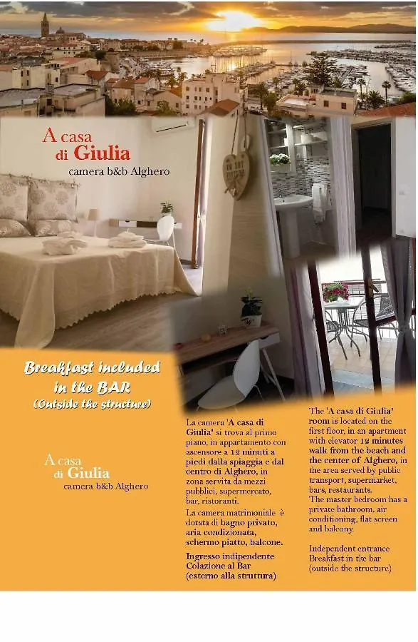 A casa di Giulia B&B Alghero 2*,  Italia